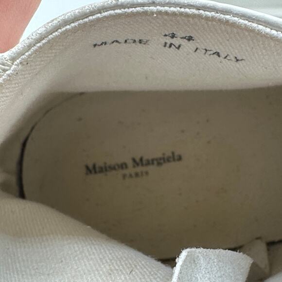 MAISON MARGIELA Stereotype High Lacquered Sneakers White Converse Sz 44 / US 10 - Picture 10 of 11